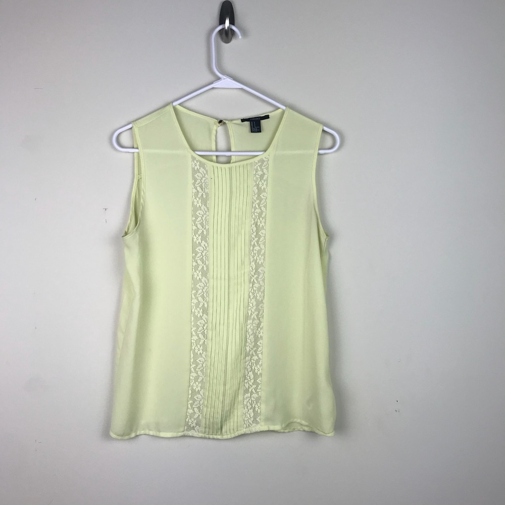 Yellow Lace Tank
